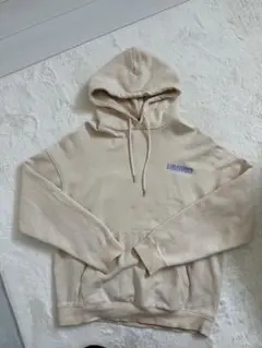 umbro ベージュ パーカー ロゴプリント