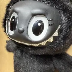 海外限定　アフリカン　インスパイア　Labubuぬいぐるみ　真っ黒　カスタム