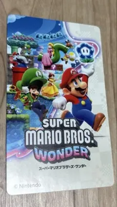 スーパーマリオブラザーズワンダー　ステッカー　セブンイレブン限定