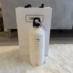 未使用】MIUMIU 水筒 ピンク タンブラー 魔法瓶 ステンレスボトル
