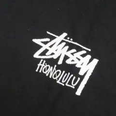 【新品】Stüssy ホノルル限定　ロンT/Mサイズ　ハワイ　ブラック