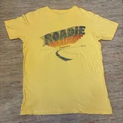 US古着 メンズ Tシャツ 半袖 イエロー プリント