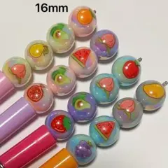 パステル果物ビーズ ビーズボールペン カスタムボールペン