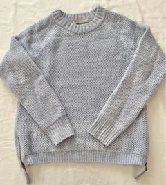 ベルシュカ Bershka ブルーニット ペールブルー