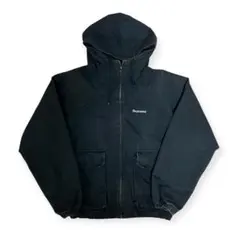 6771 シュプリーム　アノラックパーカー　センターロゴ コットン　ブラック Supreme - Twill Anorak - UG.SHAFT