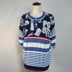 美品 パジェロ 半袖 サマーセーター Mサイズ PAGELOのサムネイル