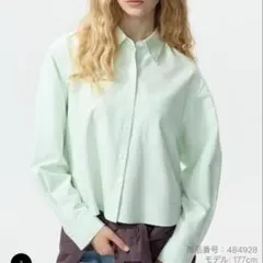 UNIQLO JW ANDERSON ミントグリーン オックスフォードシャツ L