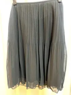 フォーマル　プリーツスカート　ブラック　卒業式　入学式