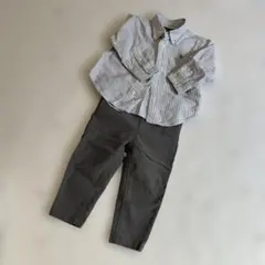 Ralph Lauren ストライプシャツとパンツセット 80