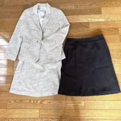 NATURAL BEAUTY BASIC ジャケットとスカートのセット Lサイズ
