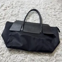 サマンサタバサ　デラックス レザー　トートバッグ ナイロンのサムネイル