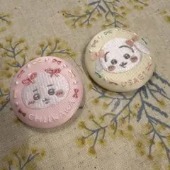ちいかわ うさぎ　缶バッジ 2個セット