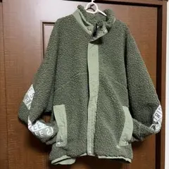 値下げ‼️adidas オリーブ ボアフリースジャケット