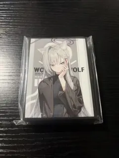 59 シロコテラー ブルアカ ブルーアーカイブ 砂狼シロコ 白詰草 スリーブ