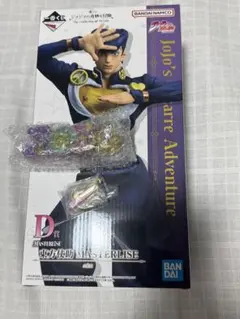一番くじ ジョジョ D賞 東方仗助 フィギュア、ロゴ、ミニチュアチャームセット