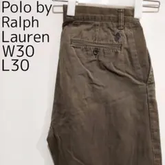 ポロバイ ラルフローレン W30 ポロチノ ポニー 刺繍 カーキ 12338