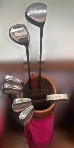 ★中古【DAIWA・ツルヤ】女性セット７本【バッグ有】★