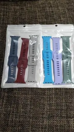 AppleWatch バンド　ベルト　6本セット　42mm 44mm 交換ベルト