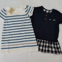 無印良品  新品＋中古 ワンピース 2枚セット 80サイズ チュニック
