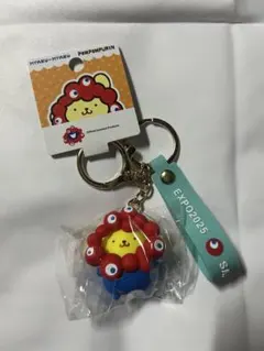 サンリオ ミャクミャク 関西万博 立体マスコットストラップ 【ポムポム