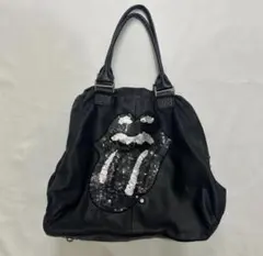 The Rolling Stones Sequined leather bag