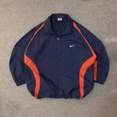 90s NIKE ナイロンジャケット　ドローコード付き　oldnike 銀タグ