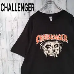 s96【希少XL】チャレンジャー♤ゾンビフェイス　ビックロゴ　Ｔシャツ　即完売