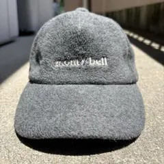 モンベル mont-bell フリースキャップ グレー 刺繍ロゴ アウトドアのサムネイル