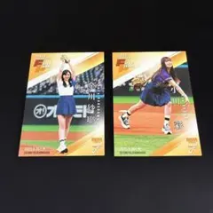 2025BBM FUSION 始球式カード　金川紗耶、小川彩