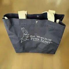ピーターラビット トートバッグ ネイビー