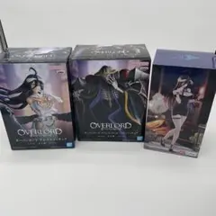 OVERLORD アインズ・ウール・ゴウンと アルベドのフィギュア　3体セット