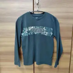 PUMA 長袖カットソー 黒 ロンT 140cm