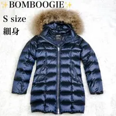 美品✨ 平成ギャル Y2K ボンブーギ ダウンジャケット ファーフード S 細身
