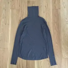 SOEJU ソージュ カシミヤ混 タートルネックカットソー L グレー