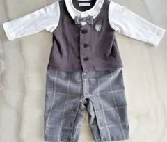カバーオール 男の子 フォーマル 70センチ べべ BeBe