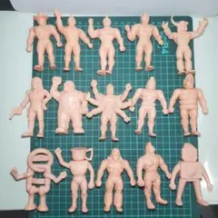キン消し（当時物）パート12まとめ　技消し10 組フルコンプ キン肉マン（キン消し）復刻版 パート12まとめ 技消し10組セット