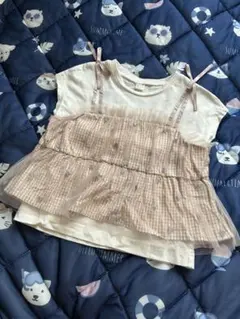 apres les cours 子供服 半袖 チュール トップス 100㌢