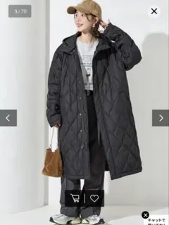 TAION × FREAK’S STORE/別注 キルト ロングダウン