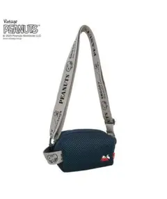 ルートート スヌーピー ショルダーバッグ ネイビー