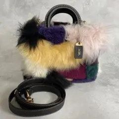 極美品✨コーチ ローグ20 3way ハンドバッグ パッチワーク マルチカラー
