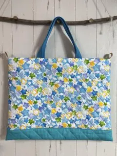 レッスンバック　星柄キルティング