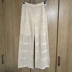 最終値下げ　レース編みパンツのサムネイル
