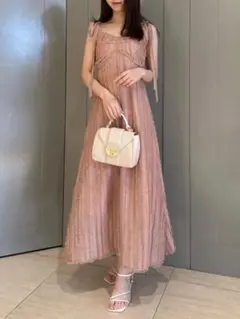 フリンジキャミワンピース