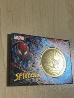 MARVEL スパイダーマン 60周年記念コイン付きカード マーベル