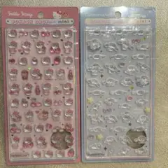 ハローキティ＆シナモロール ボンボンドロップミニ シールセット