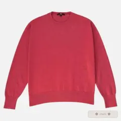 UNIQLO カシミヤ100% クルーネックセーター ピンク M ユニクロ