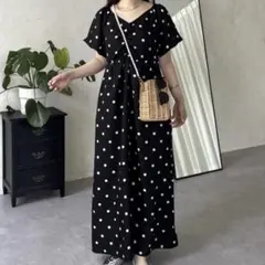 proseverse プロズヴェール　ドット　ワンピース　L 黒