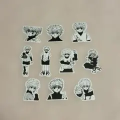 ハンターハンター　キルア　ステッカー　10枚