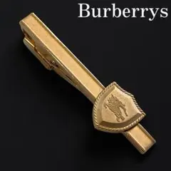 美品✨Burberrys ネクタイピン　ゴールド　ホースロゴ　エンブレム