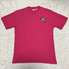 《90s美品ビッグシルエット早い者勝ち》ディズニーポケtミニー刺繍ワンポイント